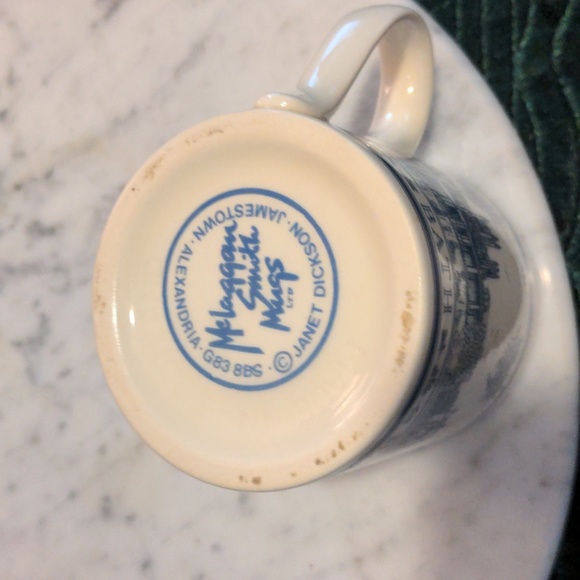 Blue and White "Bath" Mug - Scotland - Picture 6 of 7